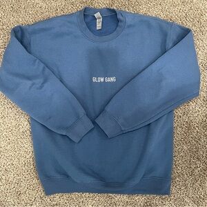 “Glow gang” Blue Gildan Sweatshirt